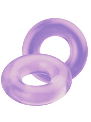 Pierścień erekcyjny na penisa elastyczny fioletowy - image 2